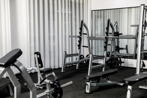 鍛煉場健身設(shè)施運動器械器材健身房攝影圖 st攝影
